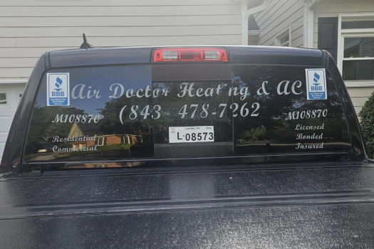 air doctor heating and hc pick up truck